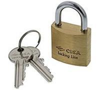 Cadenas De Verrouillage Cisa Logo Laiton 70 Mm Cod. 21010-70-0