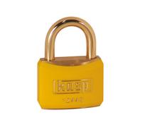Cadenas de verrouillage Kasp jaune 20 x 21mm