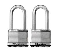 Master Lock M5XTLH Magnum Lot de 2 cadenas d'extérieur robustes avec clé, clés identiques