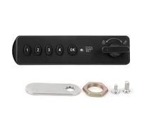 Cadenas Électronique à Code, Serrure à Mot de Passe 1-10 Chiffres, Verrou Plat pour Armoire, Salle de Sport, Salle de Bain - Alarme de Sécurité, Fonction Anti - Effraction,