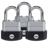 Cadenas En Acier Laminé De Haute Sécurité 40Mm, Pack De 3 - Y125B/40/122/3