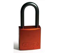 Cadenas en Aluminium avec Anse en Aluminium, 40mm x 89mm x 19mm, Orange