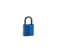 Cadenas en Aluminium Compacts, 32mm x 64mm x 19mm, Bleu, Lot de 6