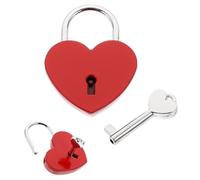 Cadenas en forme de cœur avec clé, cadenas d'amour, mini cadenas pour amoureux, mariage, Saint-Valentin, anniversaire, voyage, journal intime