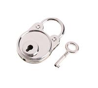 Cadenas en forme de tête d'ours antique avec tiroir de sécurité pour valise, bagage, journal intime, collier