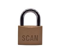 Cadenas En Laiton 50Mm Résistant À La Découpe Et À La Scie 3 Clés SCAPLB50