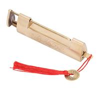 Cadenas en Laiton Antique, Serrure Ancienne Chinoise 8cm D'Entraxe, Cadenas Décoratif pour Coffre à Bijoux - Finition Vintage Durable, Fermeture Sécurisée pour Meubles et Coffres