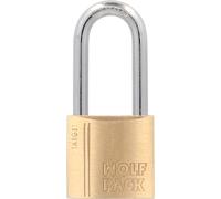 Cadenas en laiton avec boucle longue, 20 mm. Arc trempé. Cadenas pour valises, cadenas pour casiers, cadenas pour portes
