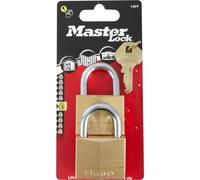 Cadenas en laiton - Lot de 2 - 40 mm - Clés identiques - Master Lock