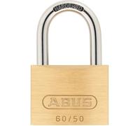 Cadenas en laiton massif - ABUS - 60/50 - Anse acier cémenté - Double verrouillage - 2 clés