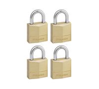 Cadenas En Laiton Massif Master Lock 20Mm 3-Pins - Clé Identique x 4 MLK120Q
