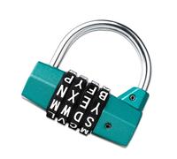 Cadenas étanche à combinaison à 4 chiffres pour casier à l'école, la salle de sport, code de passe, cadenas à combinaison pour bagages