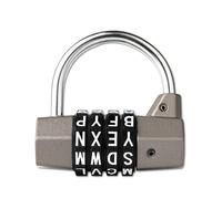 Cadenas étanche à combinaison à 4 chiffres pour casier de gym, école, code de passe, cadenas à combinaison pour bagages