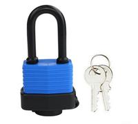 Cadenas étanche robuste avec revêtement en caoutchouc, petit cadenas pour dortoir d'étudiant, casiers de gym et utilisation en extérieur, serrure de sécurité antivol avec matériau en laiton (KD-LPC02)