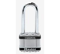 Cadenas Excell Inox 50mm à clé anse extra longue MASTERLOCK - M5LJSTS