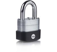 Cadenas extérieur en acier laminé YALE - 50mm - haute résistance aux intempéries