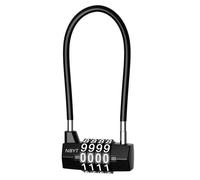 Cadenas flexible à combinaison 4 chiffres - ORIA - Noir