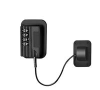 Cadenas Frigo,Bloque Porte Frigo Serrure de sécurité à mot passe for la protection maison, serrure fenêtre chiffrement 4 tours réfrigérateur domestique(WHITE)