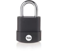 Yale Y227B/45/122/1 - Cadenas haute sécurité acier laminé protection thermoplastique 45 mm, anse alliage de bore, 3 clés - Pour garage, portail, abris de jardin...