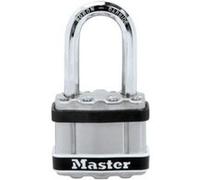 MASTER LOCK Cadenas en Acier Laminé Haute Sécurité [Protection en acier inoxydable] M1EURDLFSTS - Sécuriser bateaux et portails en milieu maritime - Argenté