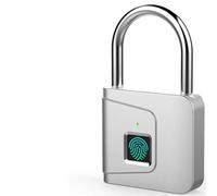 Cadenas intelligent à empreintes digitales, mini cadenas intelligent sans clé, chargement USB, identification en un clic pour bureau, serrure de casier, école, casier de gym