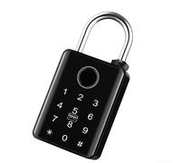 Cadenas intelligent à empreintes digitales pour application Tuya avec mot de passe et clé pour déverrouiller IP67 Corps en alliage de zinc étanche pour portail extérieur, garage, entrepôt, sécurité