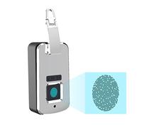 Cadenas intelligent à empreintes digitales - Verrou antivol portable pour valises, sacs à dos et sacs à main - Mini serrure électrique rechargeable pour une sécurité ultime