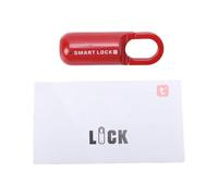 Cadenas intelligent à empreintes digitales WiFi, paquet complet Rechargeable, serrure sans fil pour valise, sac à dos, bagages (Rouge)