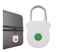 Cadenas Intelligent - Serrure À Valise Sans Clé,Cadenas Étanche à Empreinte Digitale Rechargeable pour Garage Portail Abri Voyage Armoire Meuble