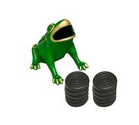 CADENAS ® - Jeu de la Grenouille “Basique” de Fonte, (ou Jeu de Tonneau): 1 Grenouille et 10 palets (ou disques)