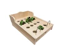 CADENAS ® - Jeu de la Grenouille Complet, de Fonte, avec Table en Bois : 1 Grenouille, 2 Ponts, 2 Arches, 1 Moulin, 2 Fixations et 10 Jetons en Acier (sans Pieds de Table)