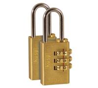 Cadenas Kasp K11020D2 or-jaune avec serrure à combinaison