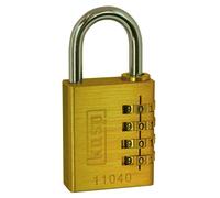 Kasp Security Cadenas K11040 avec serrure à combinaison Or-Jaune