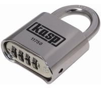 Cadenas Kasp K11750D argent avec serrure à combinaison