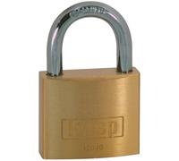 Cadenas Kasp K12030A1 or-jaune avec serrure à clé