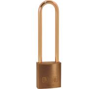 Cadenas Kasp K12030L70BD or-jaune avec serrure à clé