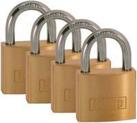 Cadenas Kasp K12040D4 or-jaune avec serrure à clé
