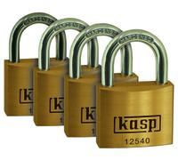 Kasp Security Cadenas K12520D4 en laiton 20 mm or-jaune avec serrure à clé