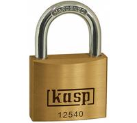 Cadenas Kasp K12540A1 or-jaune avec serrure à clé