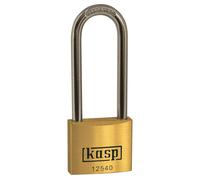 Cadenas Kasp K12550L80D or-jaune avec serrure à clé