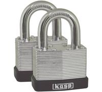 Cadenas Kasp K13050D2 argent avec serrure à clé
