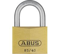 ABUS Cadenas 85/40 en laiton – anse acier trempé, résistant aux intempéries, niveau de sécurité 6