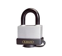ABUS Cadenas laiton 70/45 - Résistant aux intempéries - corps de serrure en laiton - enrobage plastique résistant aux chocs - niveau de sécurité ABUS 5