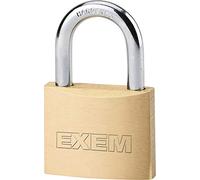 Cadenas laiton à clés - Exem - Largeur 45 mm - S'entrouvrant