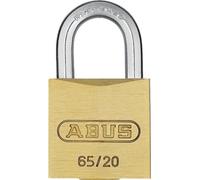 Cadenas laiton - Anse acier cémenté - S'entrouvrant - 2 clés