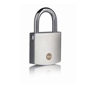 Yale Cadenas de sécurité Y120B/40/125/1 – Laiton chromé 40 mm, anse alliage de bore, 3 clés