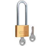 Cadenas laiton massif anse longue série 65 Abus - Anse 80 mm - Longueur 50 mm