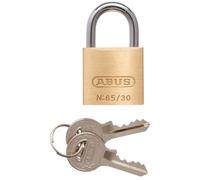 Cadenas laiton massif s'entrouvrant série 65 Abus - Anse 23 mm - Longueur 40 mm