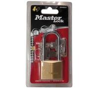 Master Lock 2940EURD Cadenas à Clé Extra Fin en Laiton et Anse Moyenne, Doré, 9,1 x 4 x 1,6 cm