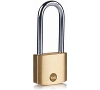 Yale Cadenas laiton S'entrouvrant 30 mm – 3 clés – Anse large – 24246000